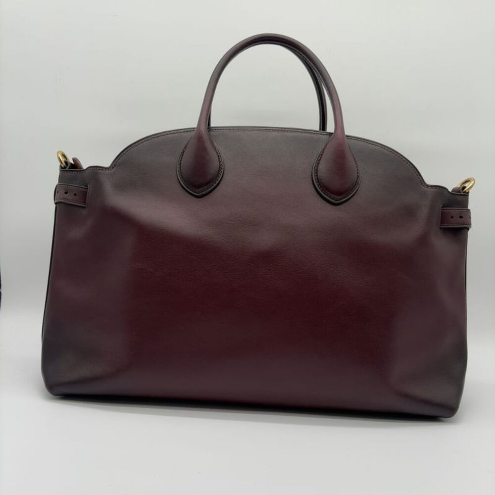 Coach Leather Satchel with Chain - Picture 2 of 6